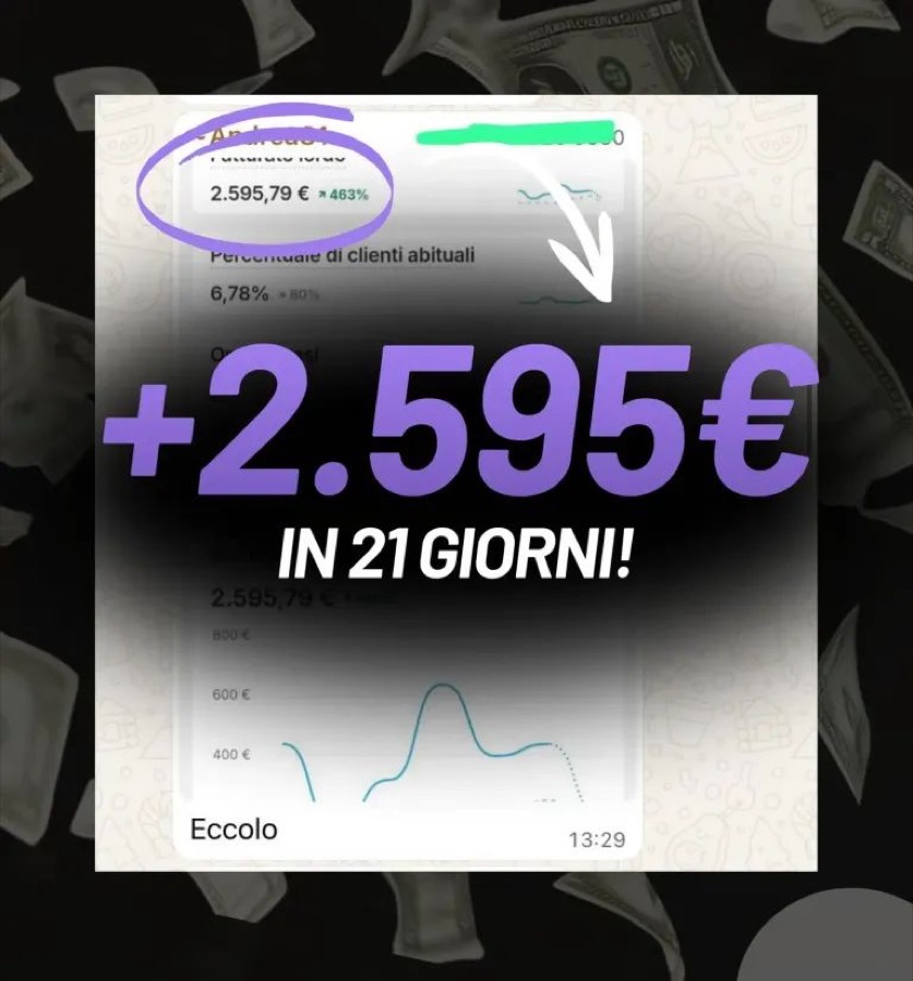 Studente StartCod: +2.595 € in 21 giorni